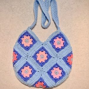 Small handmade crochet bag